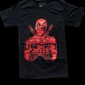 Deadpool "Homeboy is my Jebus"  Shirtpunch Cotton T-Shirt (S) | Never Worn